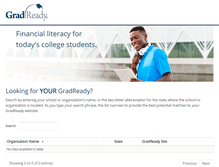 Tablet Screenshot of gradready.com